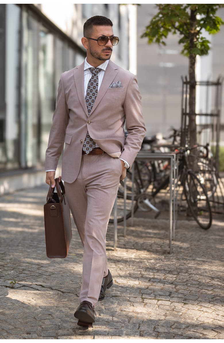 Elizabetta La Vigna - Printed Silk Tie for Men, Alternate, color, Grey