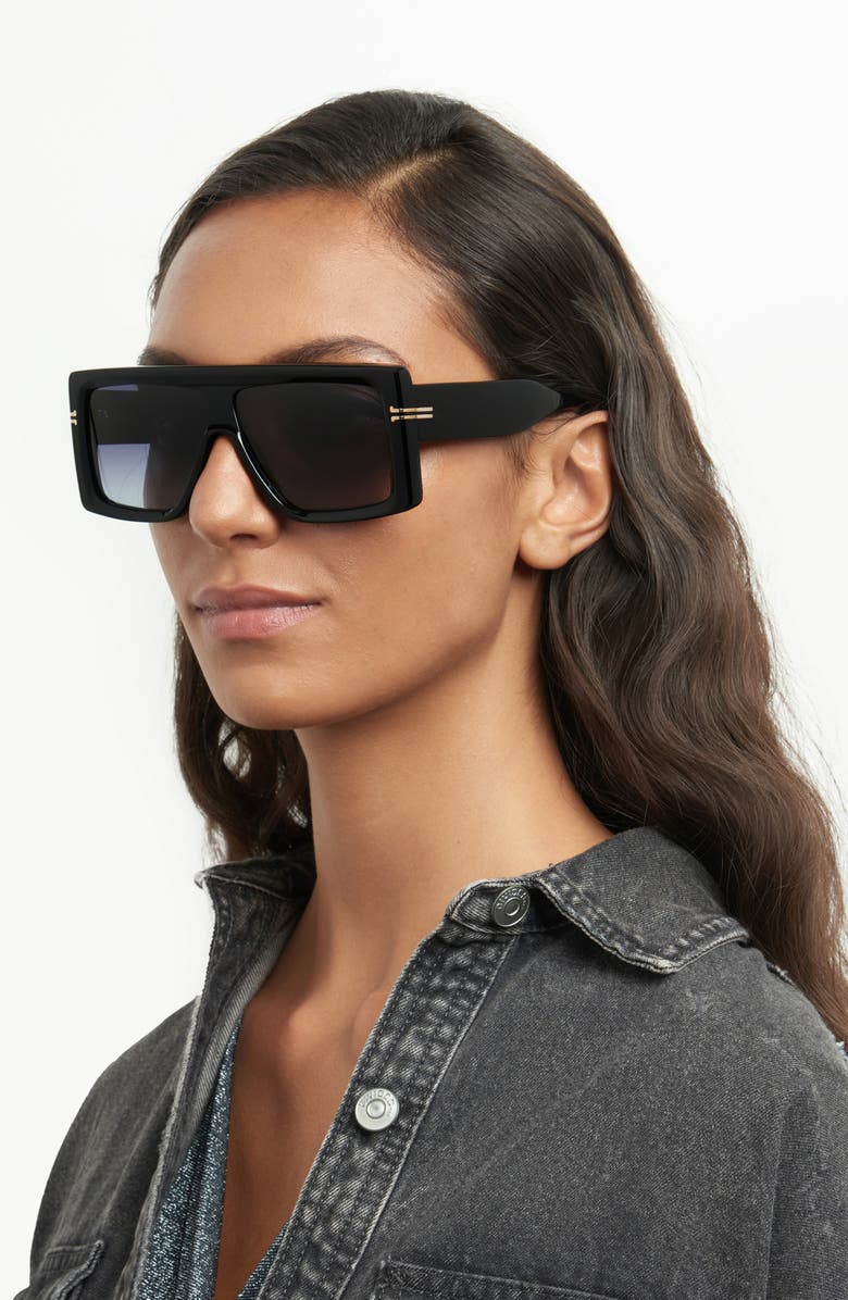 Marc Jacobs 59mm Gradient Flat Top Sunglasses, Alternate, color, 
