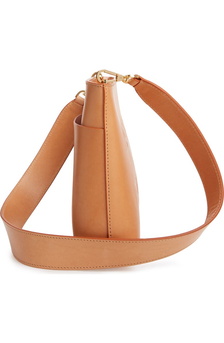 Mansur Gavriel Logo Leather Crossbody Bag, Alternate, color,