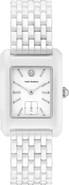 Tory Burch The Eleanor Ceramic Bracelet Watch, 26mm x 38mm