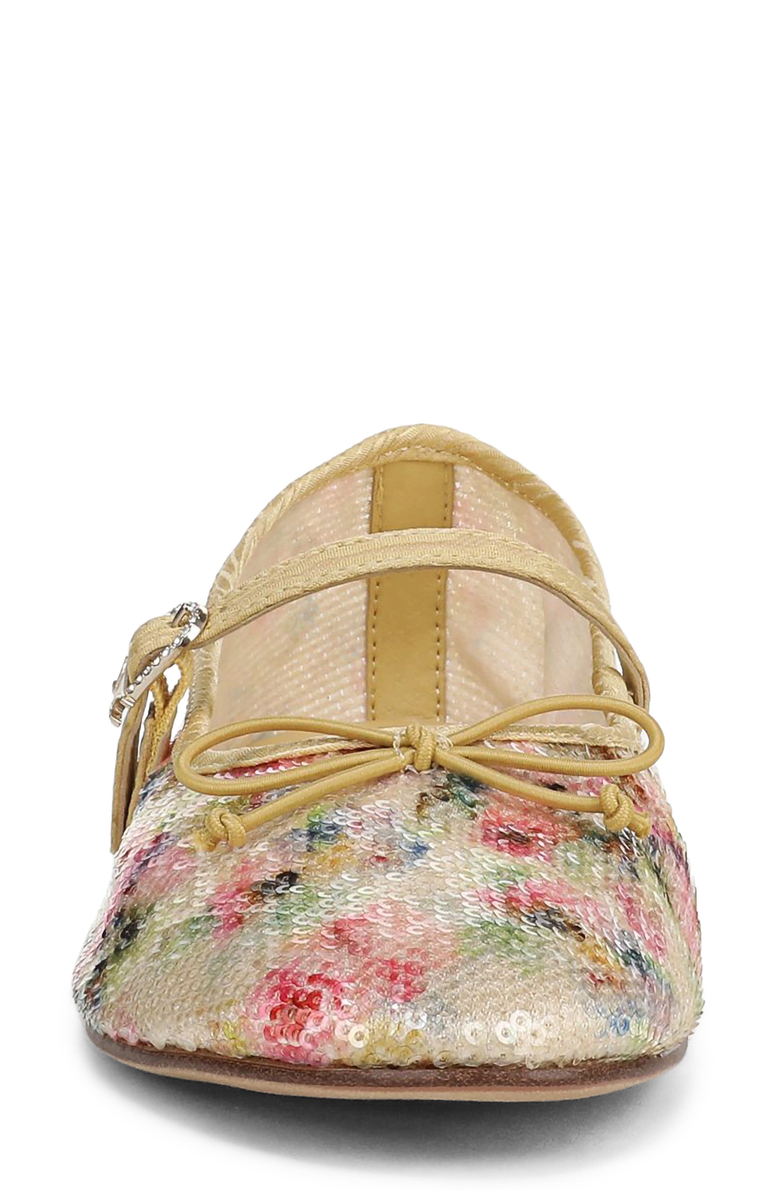 Circus NY by Sam Edelman Sofie Mesh Ballet Flat, Alternate, color, Vanilla Bean Multi