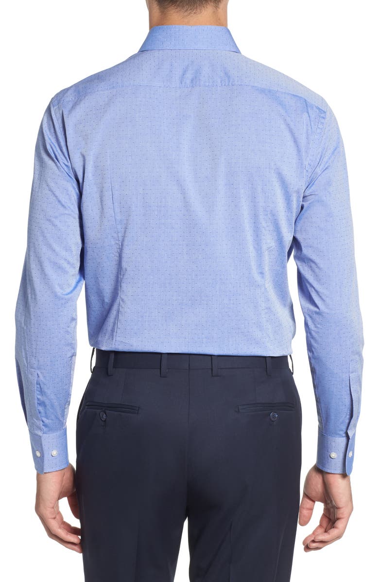 BOSS Mark Sharp Fit Dot Dress Shirt, Alternate, color,