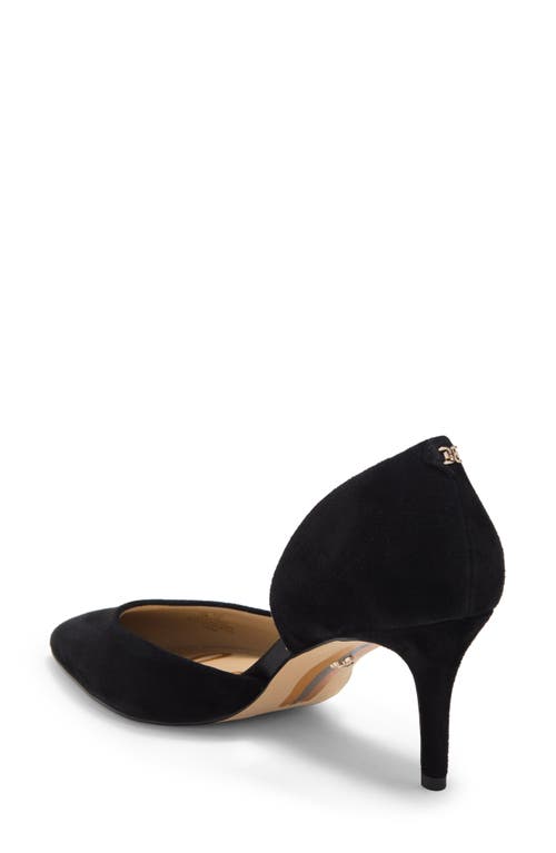 Sam Edelman Jaina Suede D'orsay Pump In Black