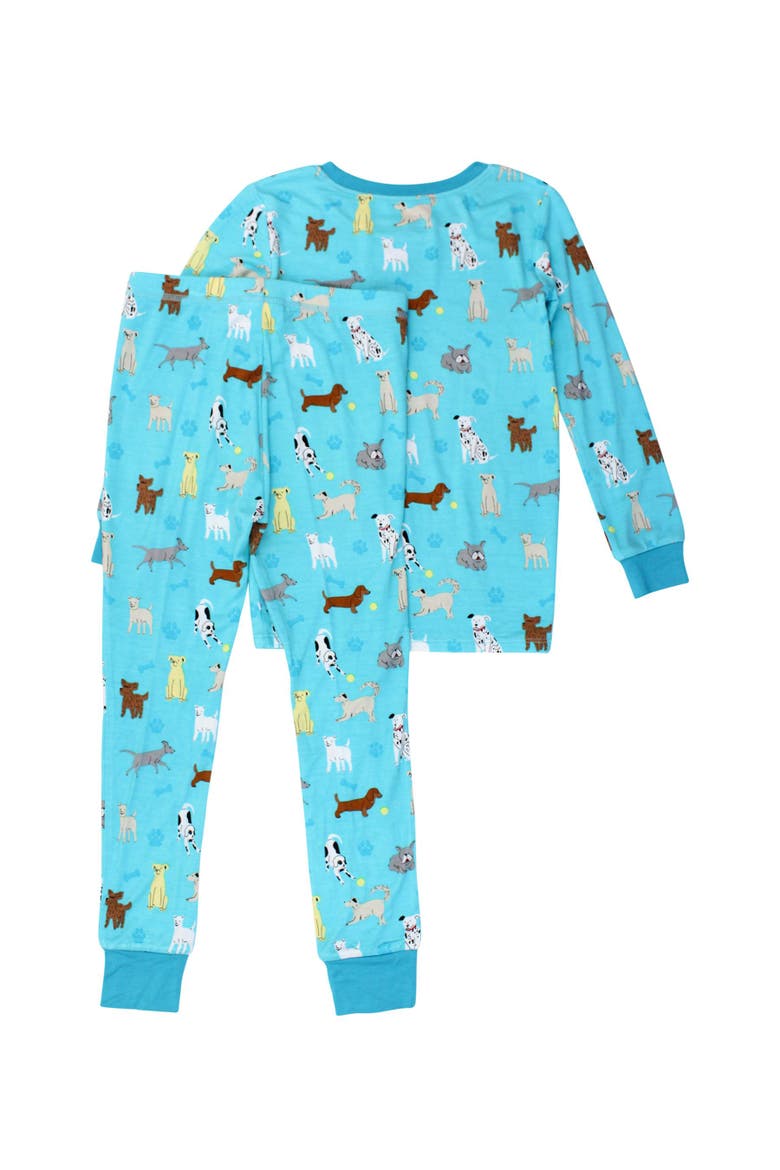 SoftSnooze Boys Long Sleeve Pajama Set, Alternate, color, Puppy Playtime