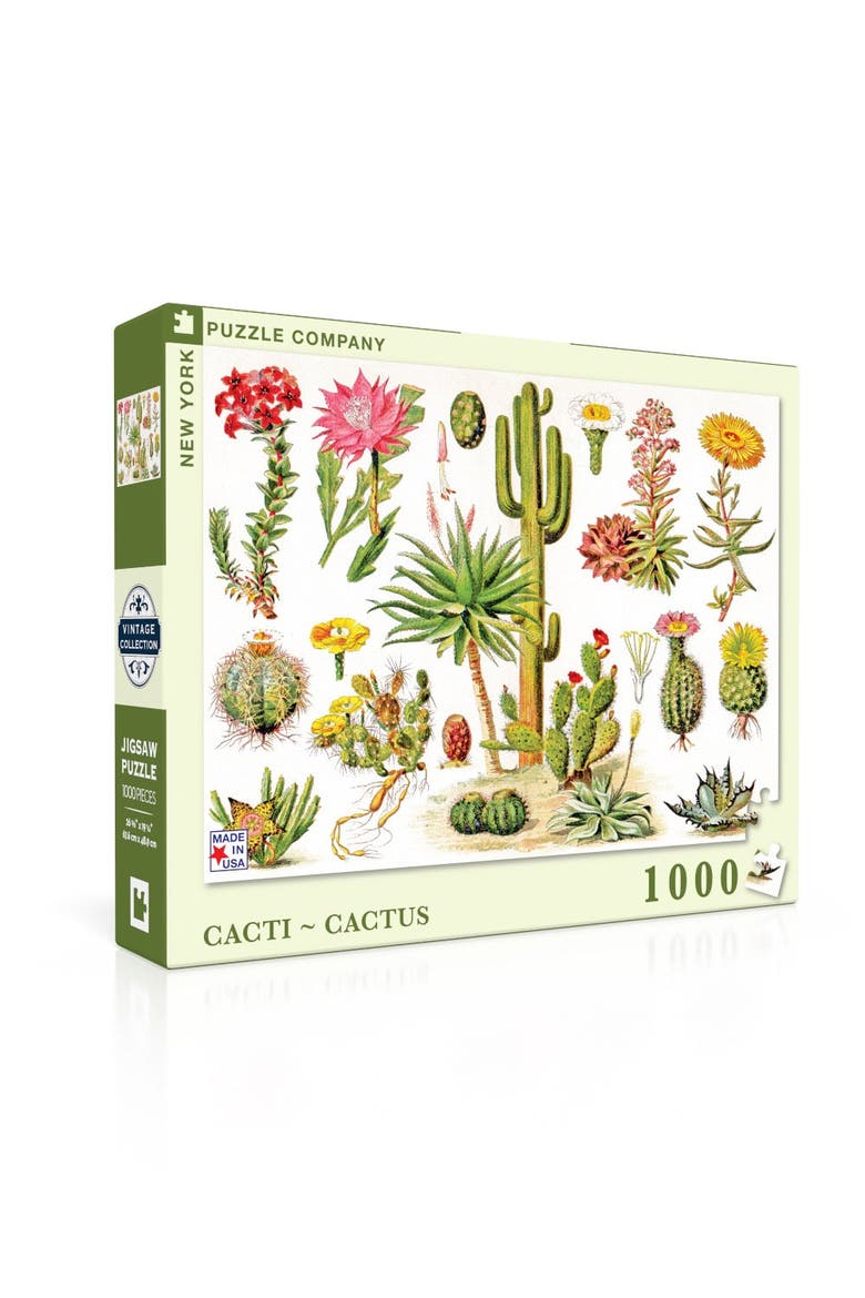 Cacti ~ Cactus 1000 Piece Puzzle, Alternate, color, No Color