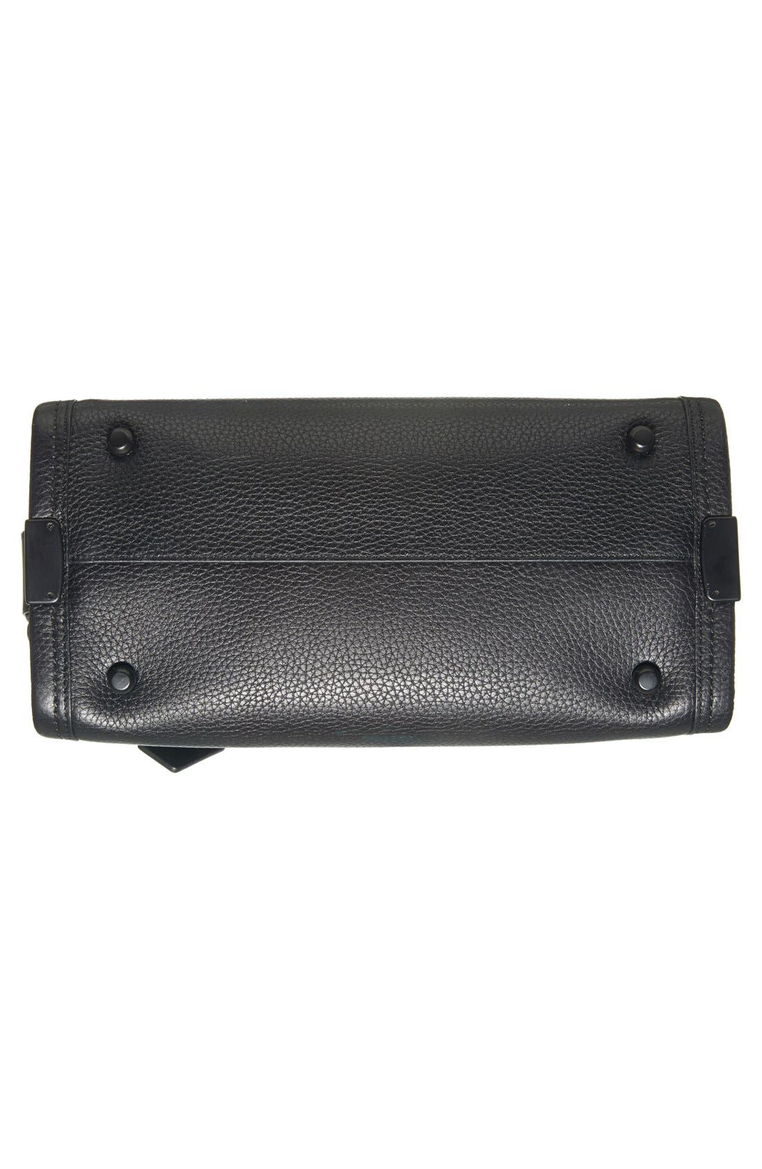 COACH 'Swagger' Pebble Leather Satchel, Alternate, color, 