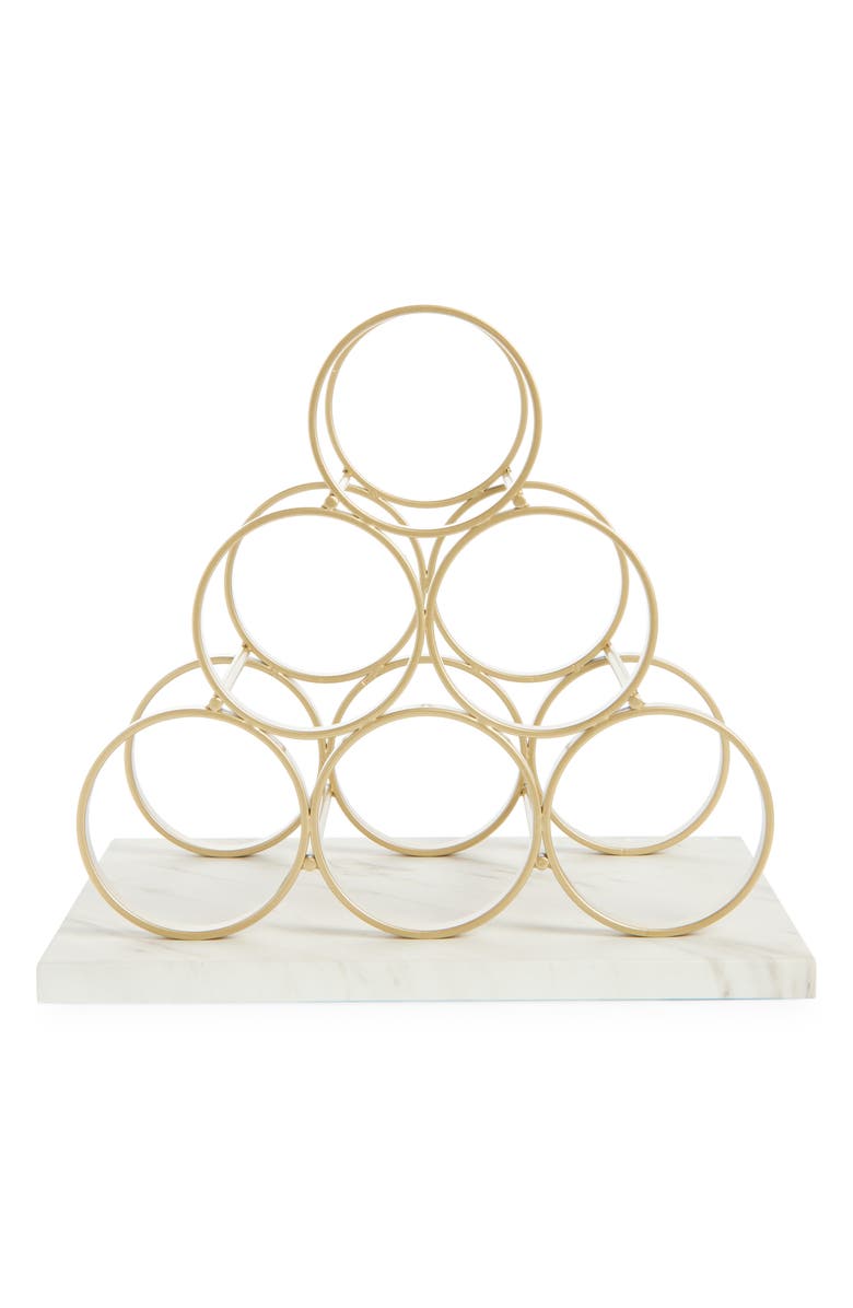 NEXT Val Wine Holder, Main, color, Gold