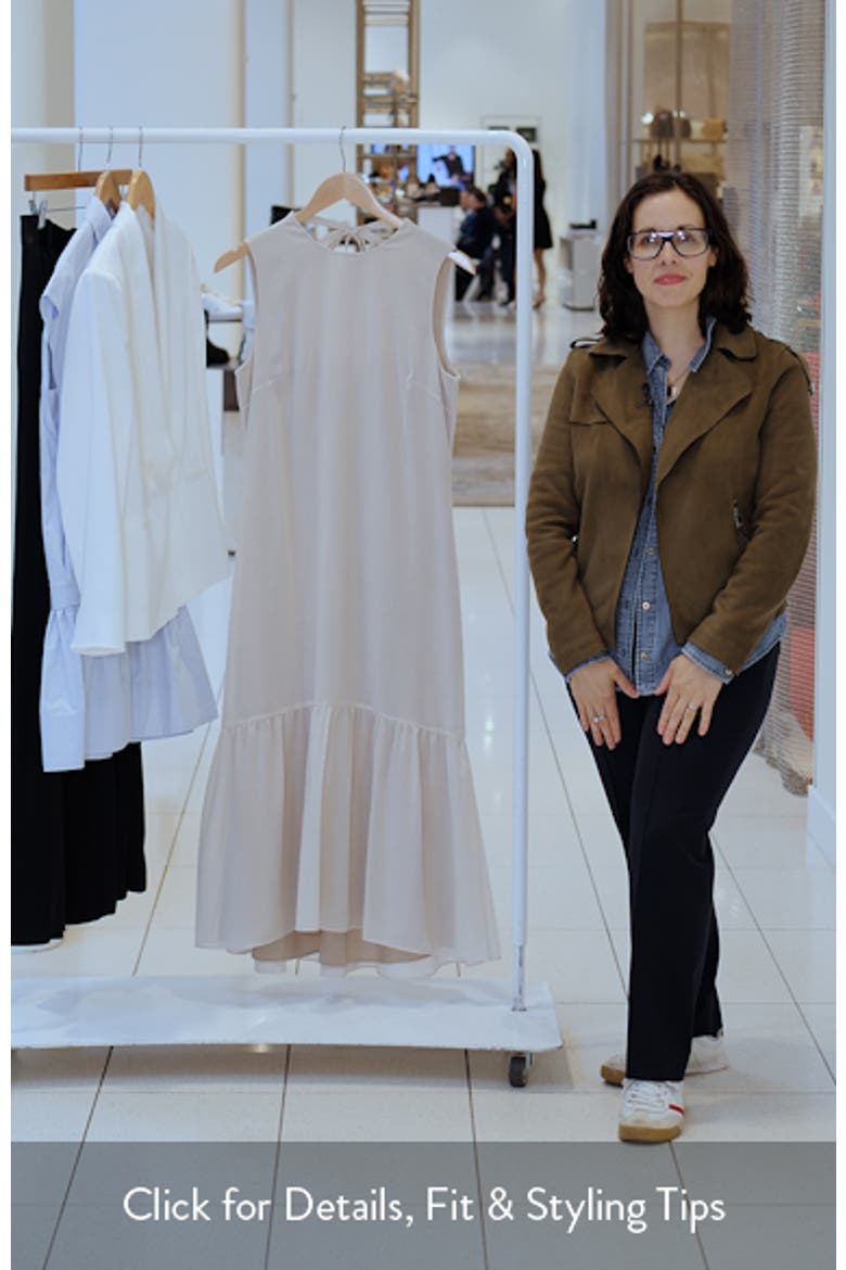 Tier Tie Back Midi Dress video