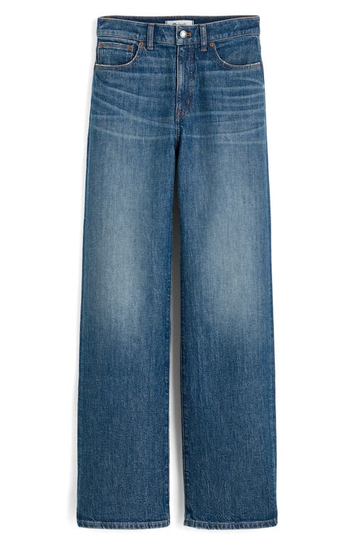 Madewell The Perfect High Waist Wide Leg Jeans In Blue