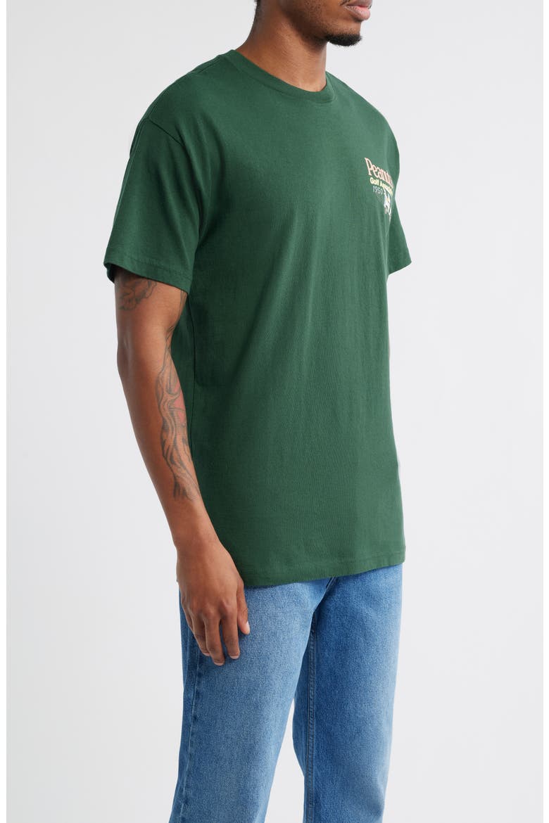 Peanuts Golf Associate Graphic T-Shirt, Alternate, color, FOREST