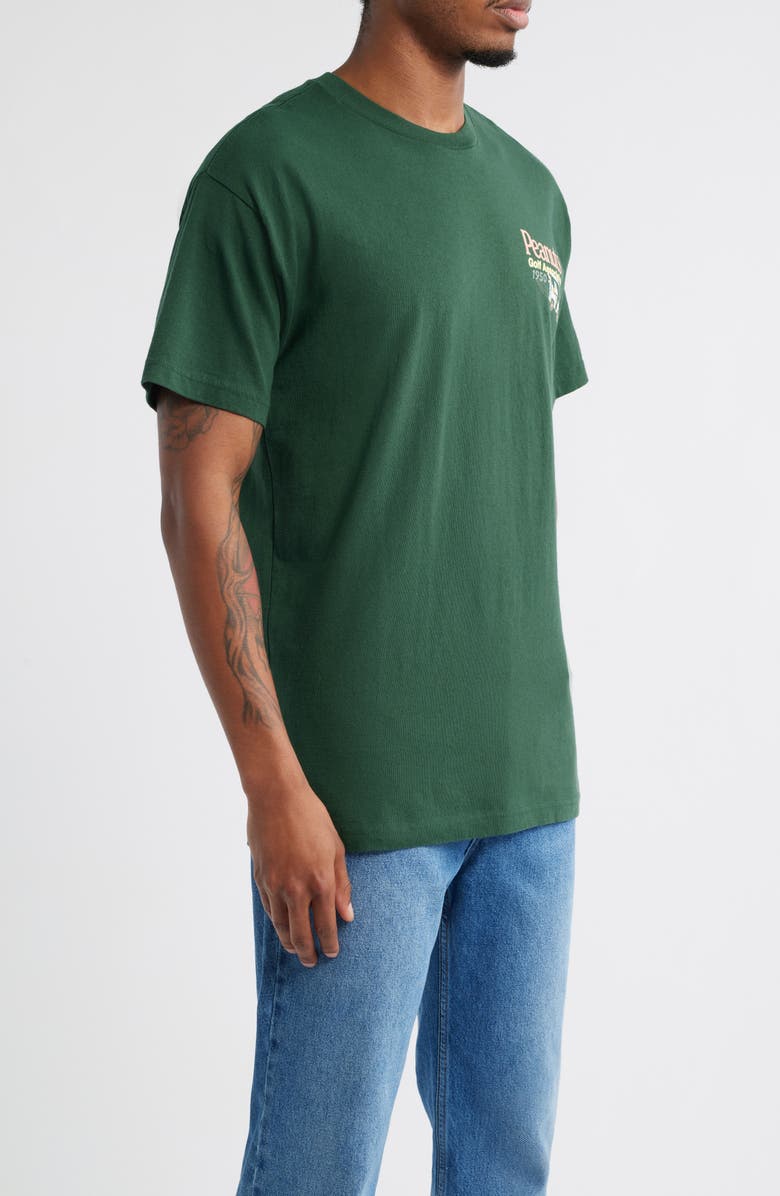 The Forecast Agency Peanuts Golf Associate Graphic T-Shirt, Alternate, color, Forest