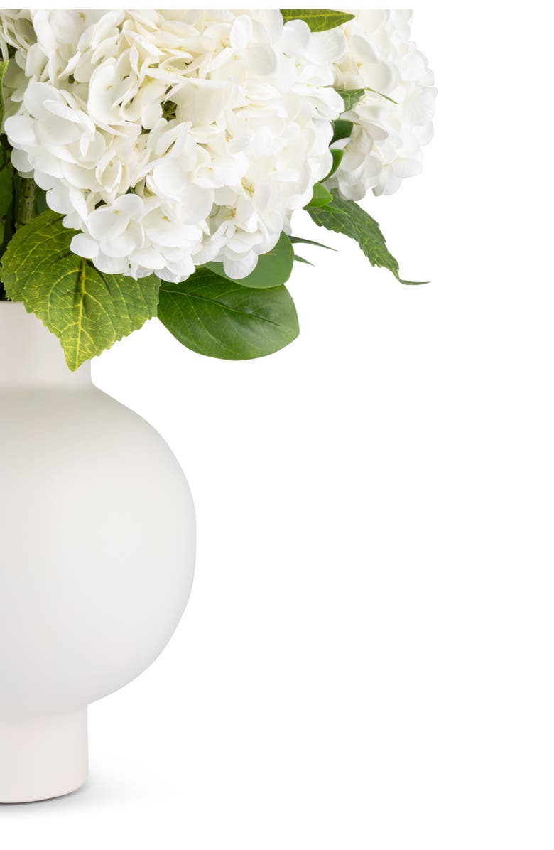 CocoBella Marla RealTouch Hydrangea Arrangement, Alternate, color, Snow