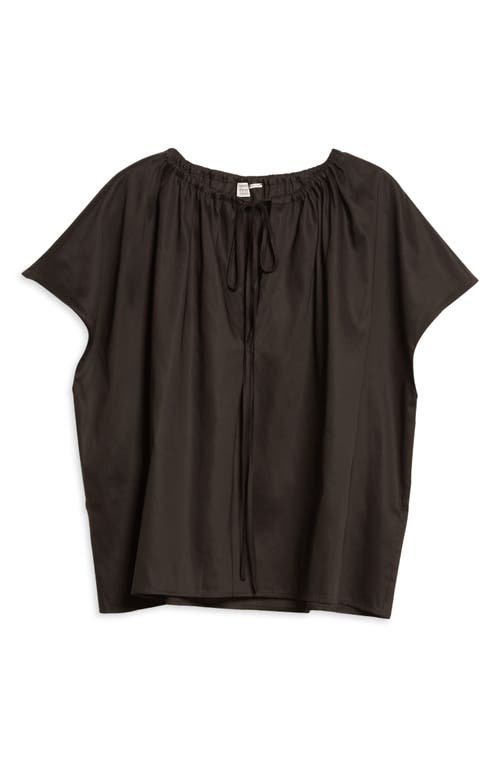 Totême Toteme Drape Cover-up Tunic In Black