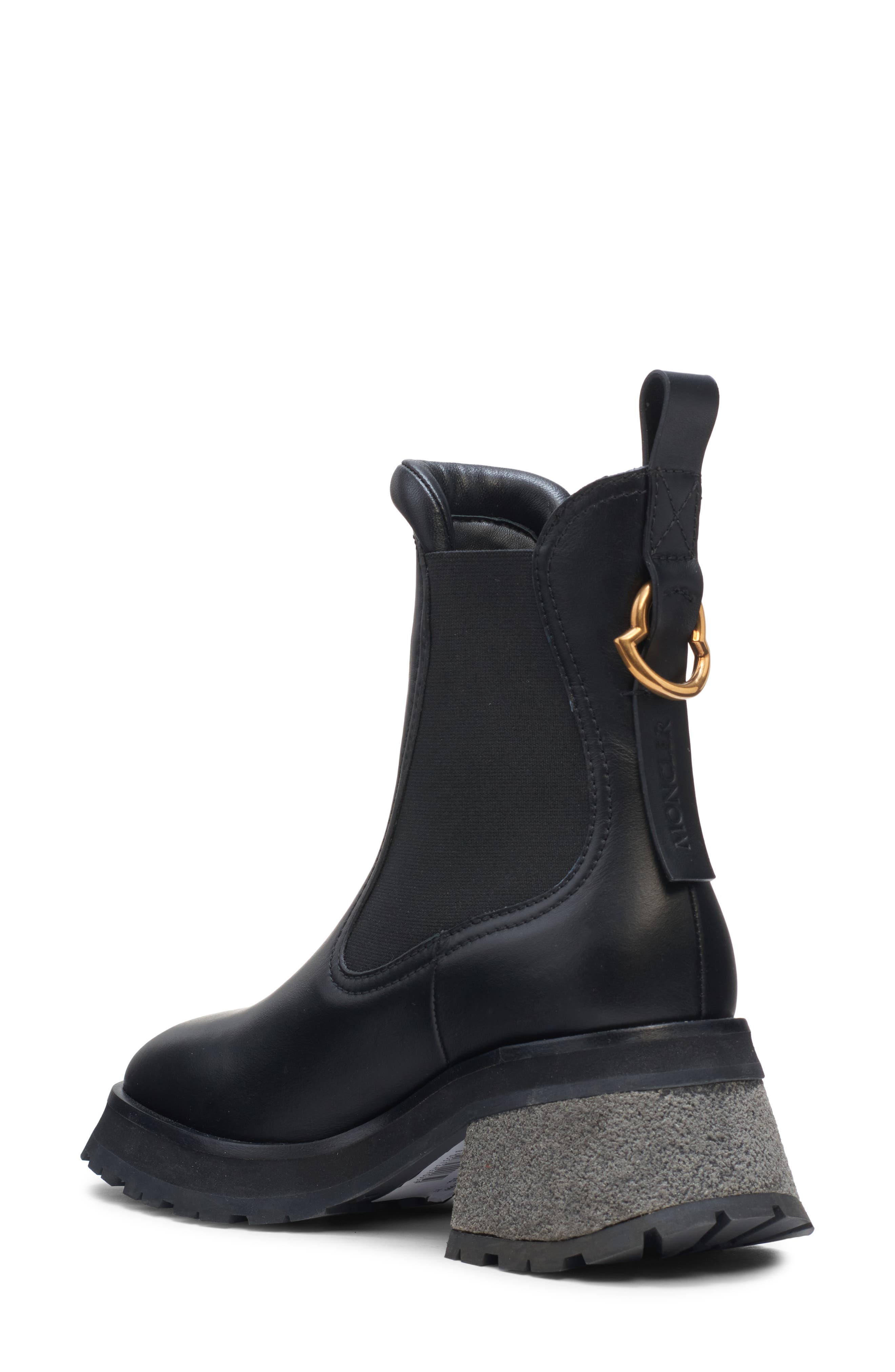 Moncler Gigi Lug Sole Chelsea Boot, Alternate, color, 
