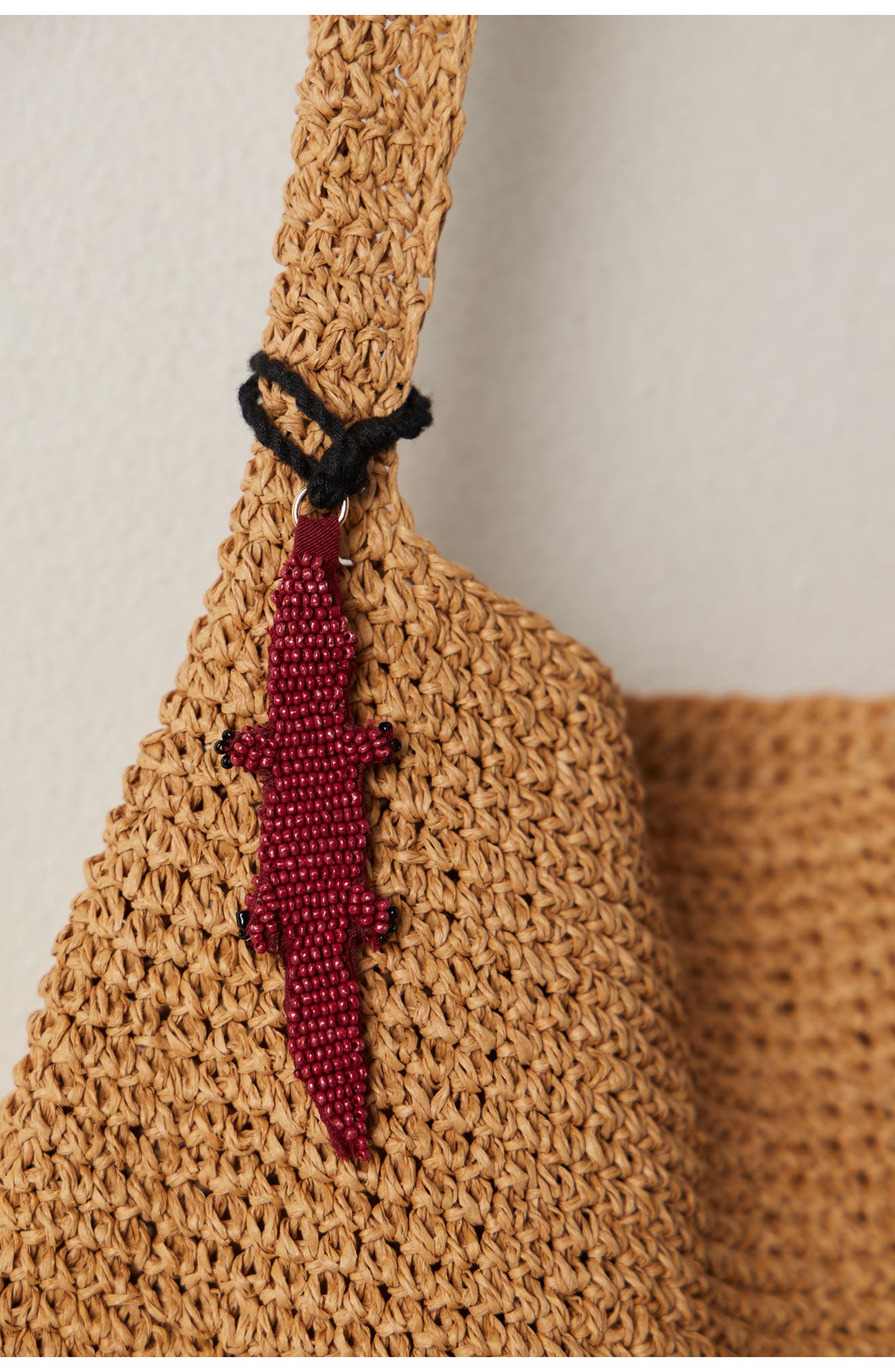 Free People Coastal Crush Straw Tote, Alternate, color, Natural