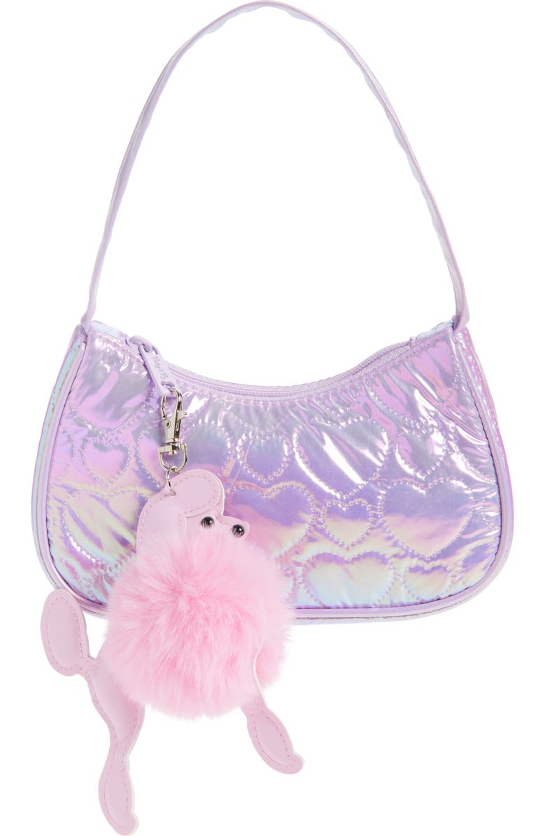 Ruby & Ry Kids' Heart Quilted Shoulder Bag, Main, color,