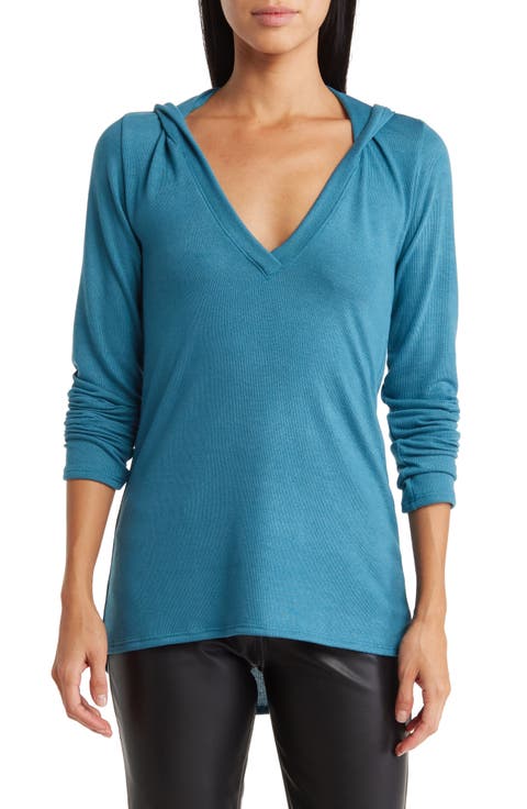 Hooded Tunic Sweater