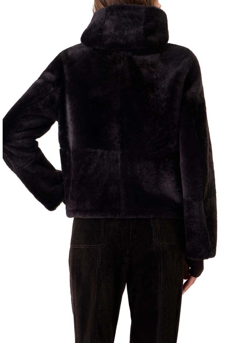 Dino Reversible Genuine Shearling Jacket, Alternate, color, COFFEE