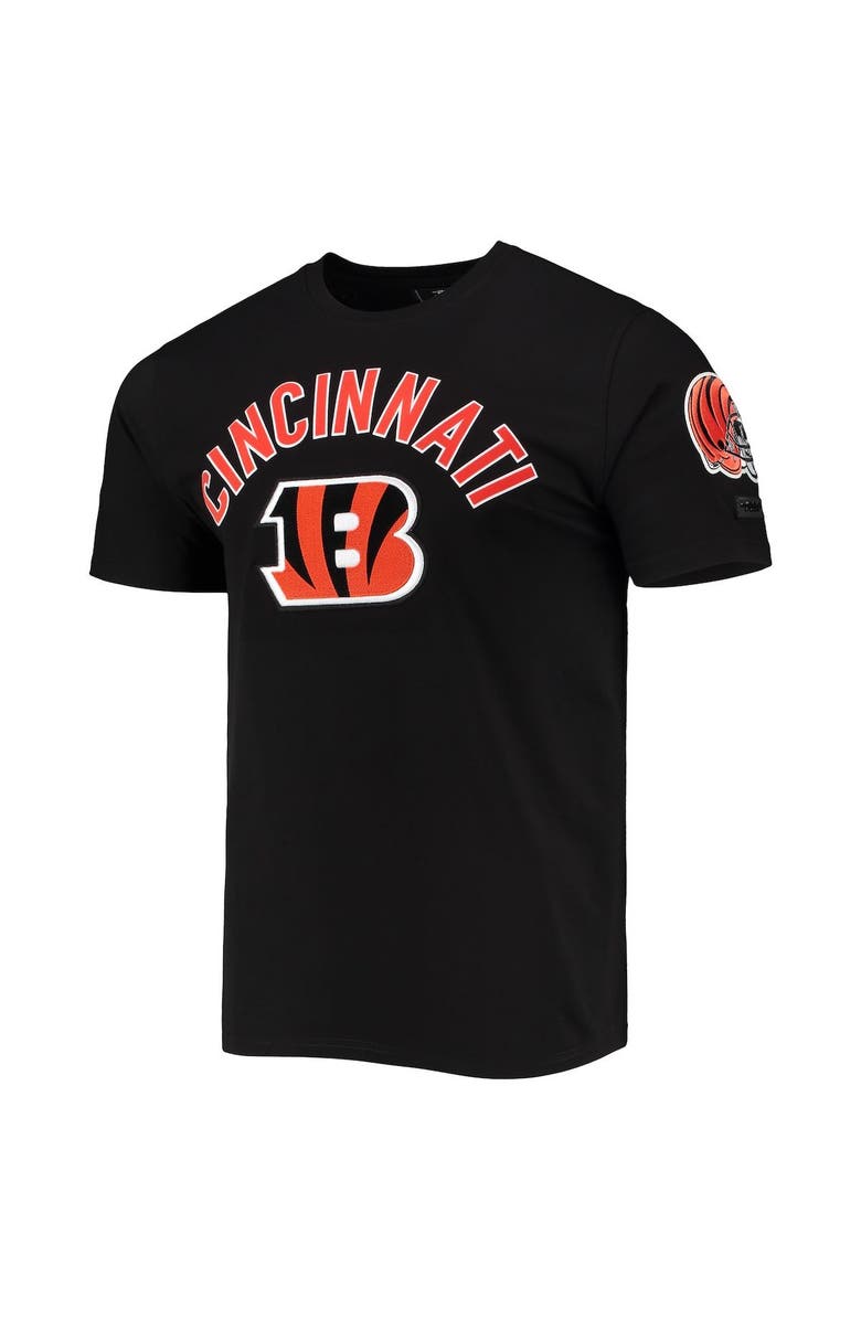 PRO STANDARD Men's Pro Standard Black Cincinnati Bengals Team Classic Bristle Slim-Fit T-Shirt, Alternate, color, Black