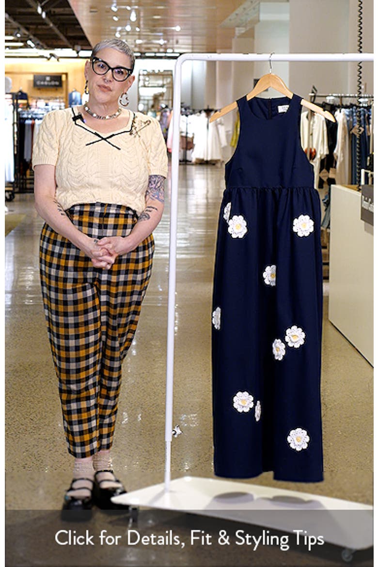 River Flower Sleeveless Maxi Dress video