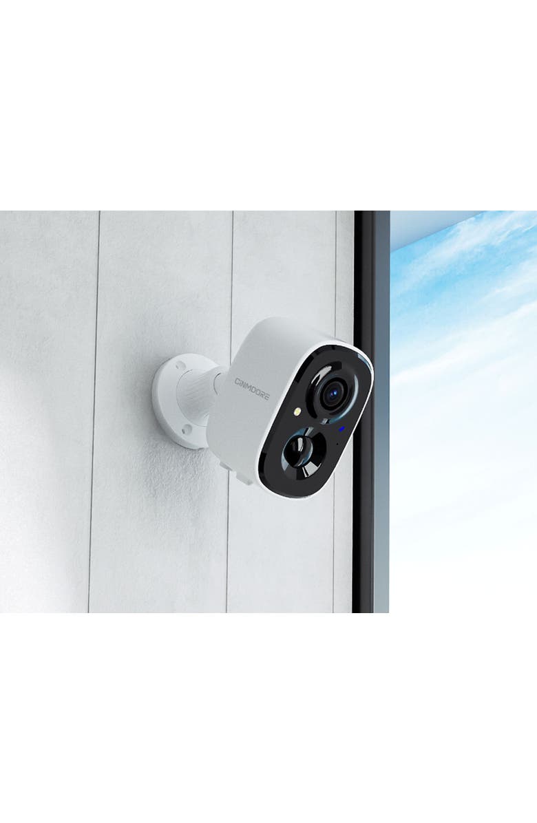 Cinmoore Single Band WiFi Outdoor Camera, Alternate, color, White