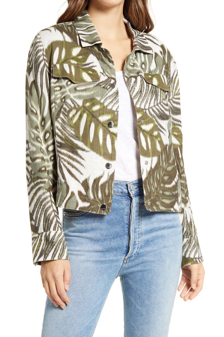 Safari Bliss Jacket, Main, color, TEA LEAF