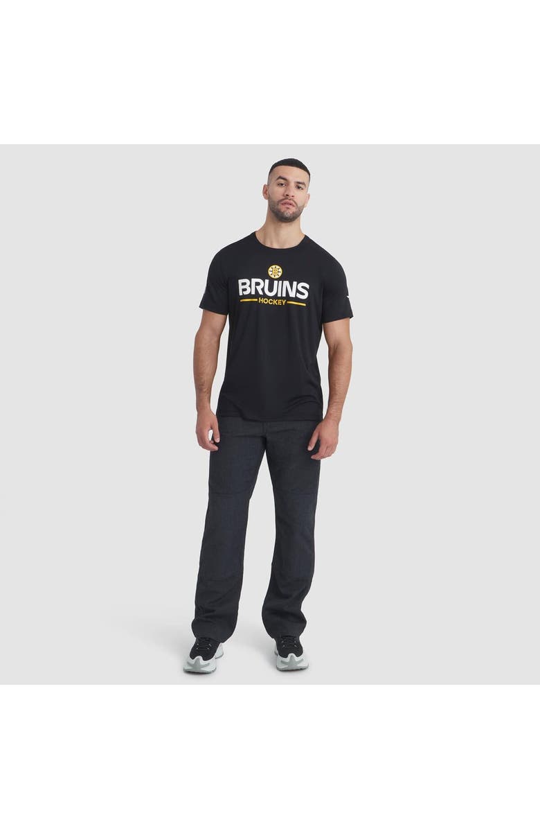 FANATICS Men's Fanatics Black Boston Bruins Authentic Pro Rink Tech T-Shirt, Alternate, color, Black
