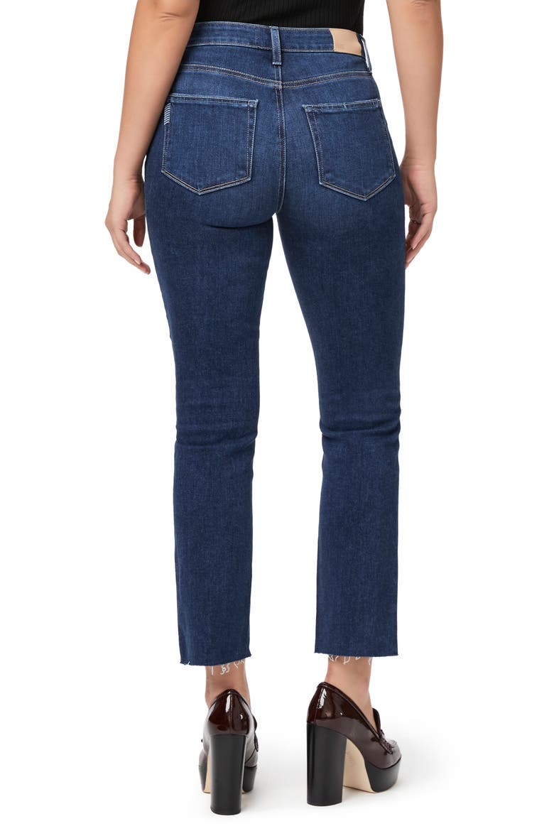 Cindy Raw Hem High Waist Straight Leg Jeans, Alternate, color, DEVOTED