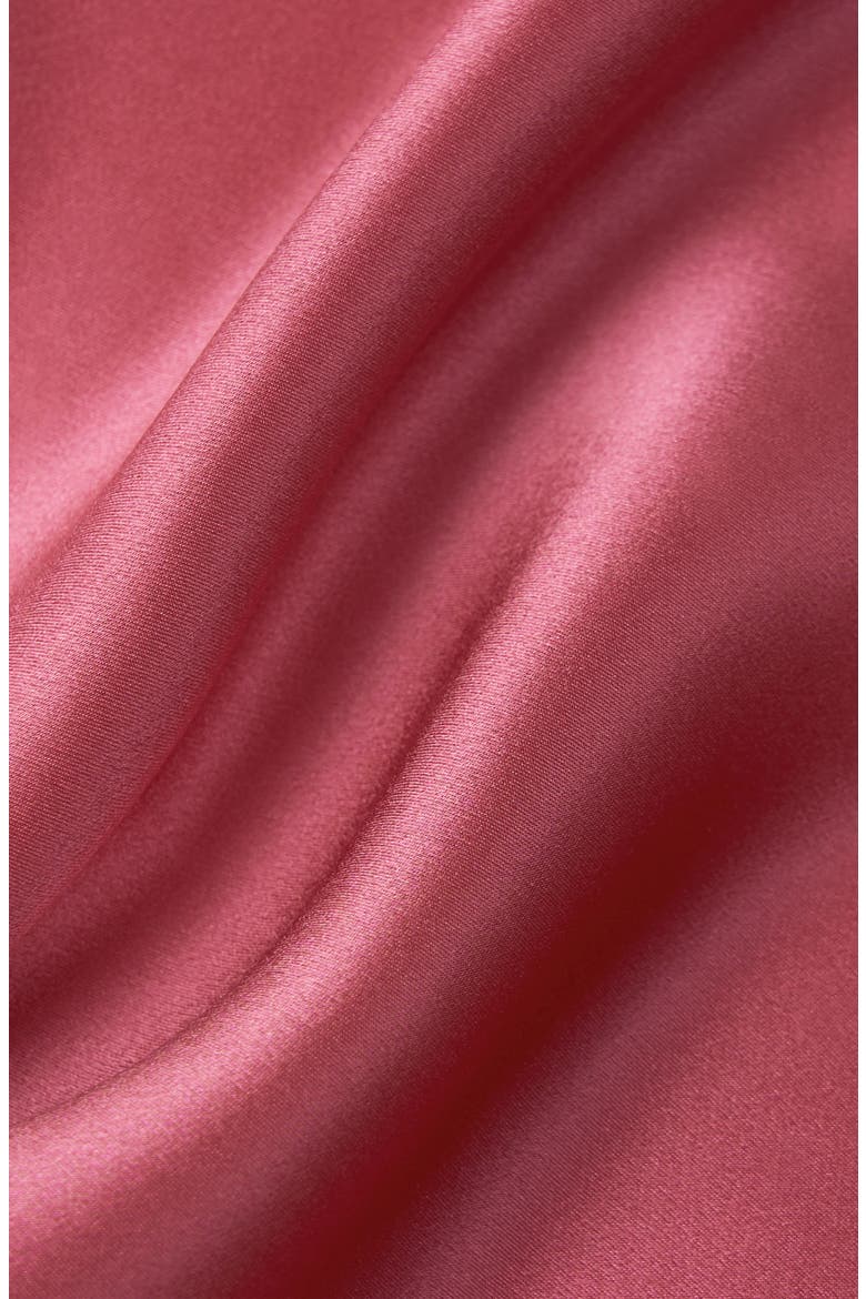 Hope's Comfort Silk Pillowcase, Alternate, color, Ruby Pink