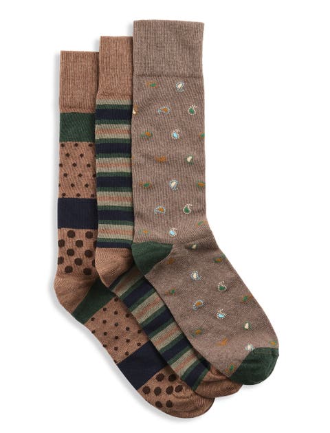 Big & Tall 3-pk Paisley Socks