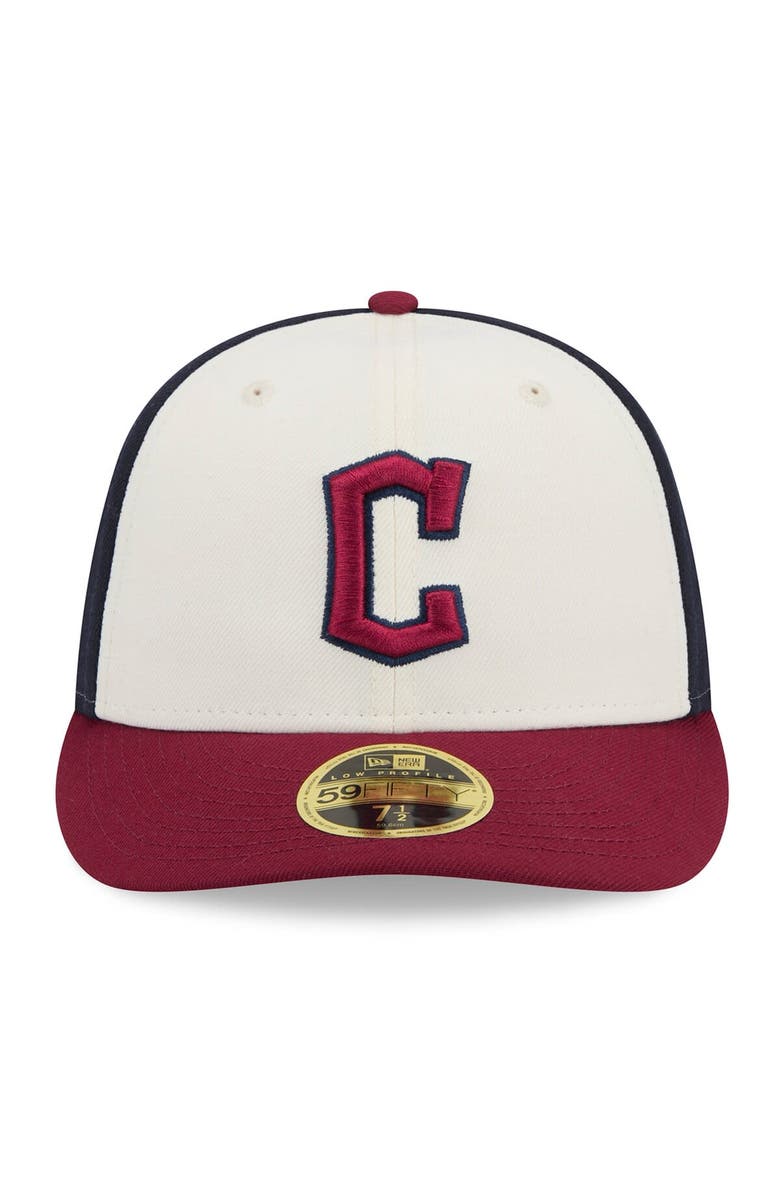 New Era Men's New Era  White/Red Cleveland Guardians 2024 City Connect Low Profile 59FIFTY Fitted Hat, Alternate, color, White