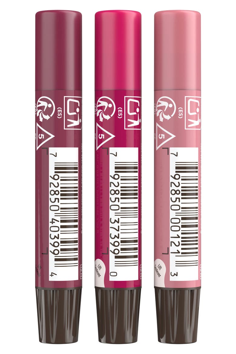 Kissable Color Warm Collection Lip Shimmer 3-Piece Set, Alternate, color, NO COLOR