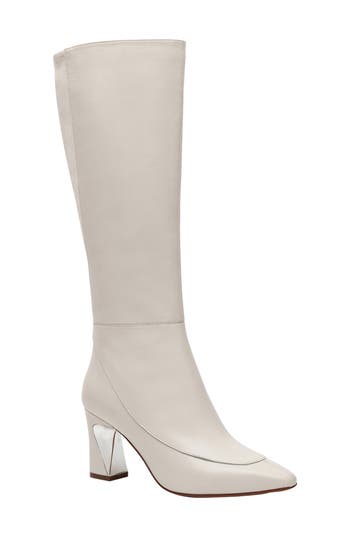Linea Paolo Jaime Tall Boot In Cream