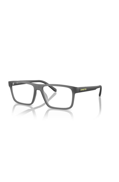 Arnette 55mm Square Optical Glasses In Gray