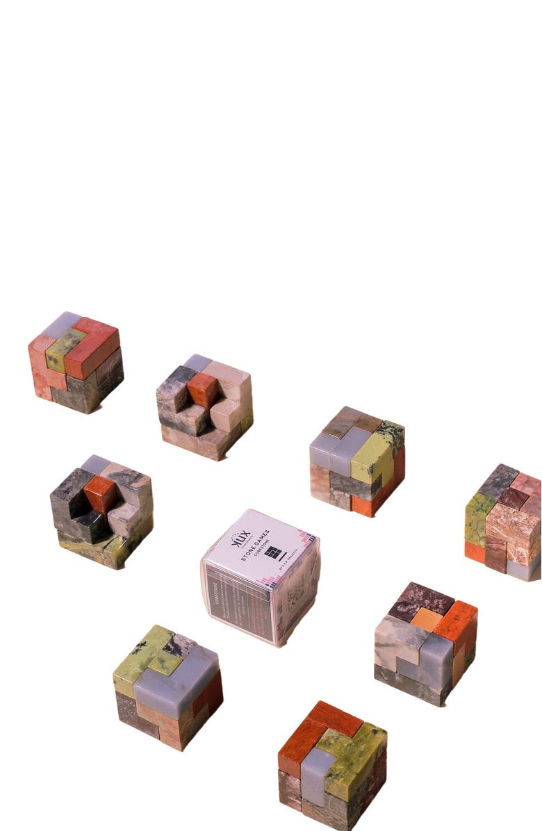 DAR PROYECTOS Soma Cube 3D Gemstone Puzzle, Alternate, color, Multi