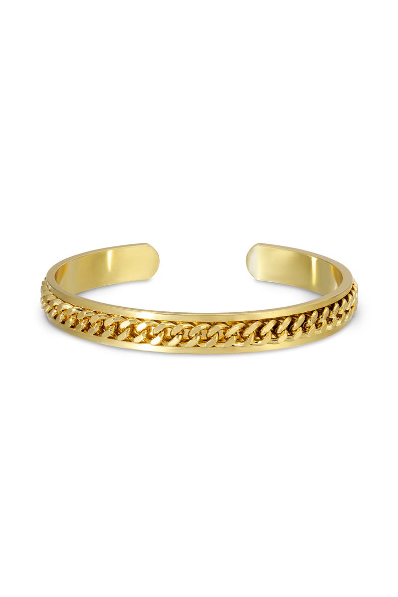 Set of 3 Laurel Bracelets, Alternate, color, GOLD