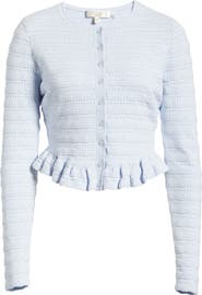 LoveShackFancy Rogan Pointelle Cardigan