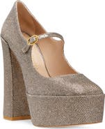 Stuart Weitzman Skyhigh 145 Mary Jane Platform Pump