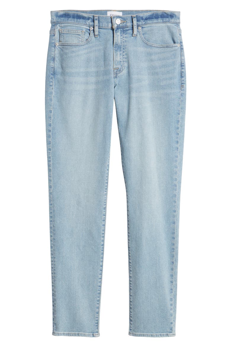 L'Homme Athletic Fit Jeans (Nordstrom Exclusive), Alternate, color, BLUE SPRINGS