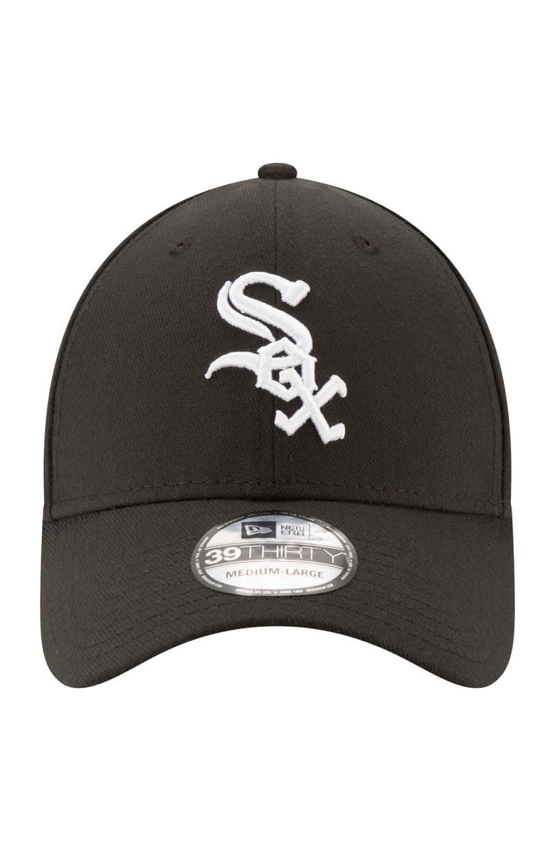 New Era Men's New Era Black Chicago White Sox 125th Anniversary 39THIRTY Flex Hat, Alternate, color, Black