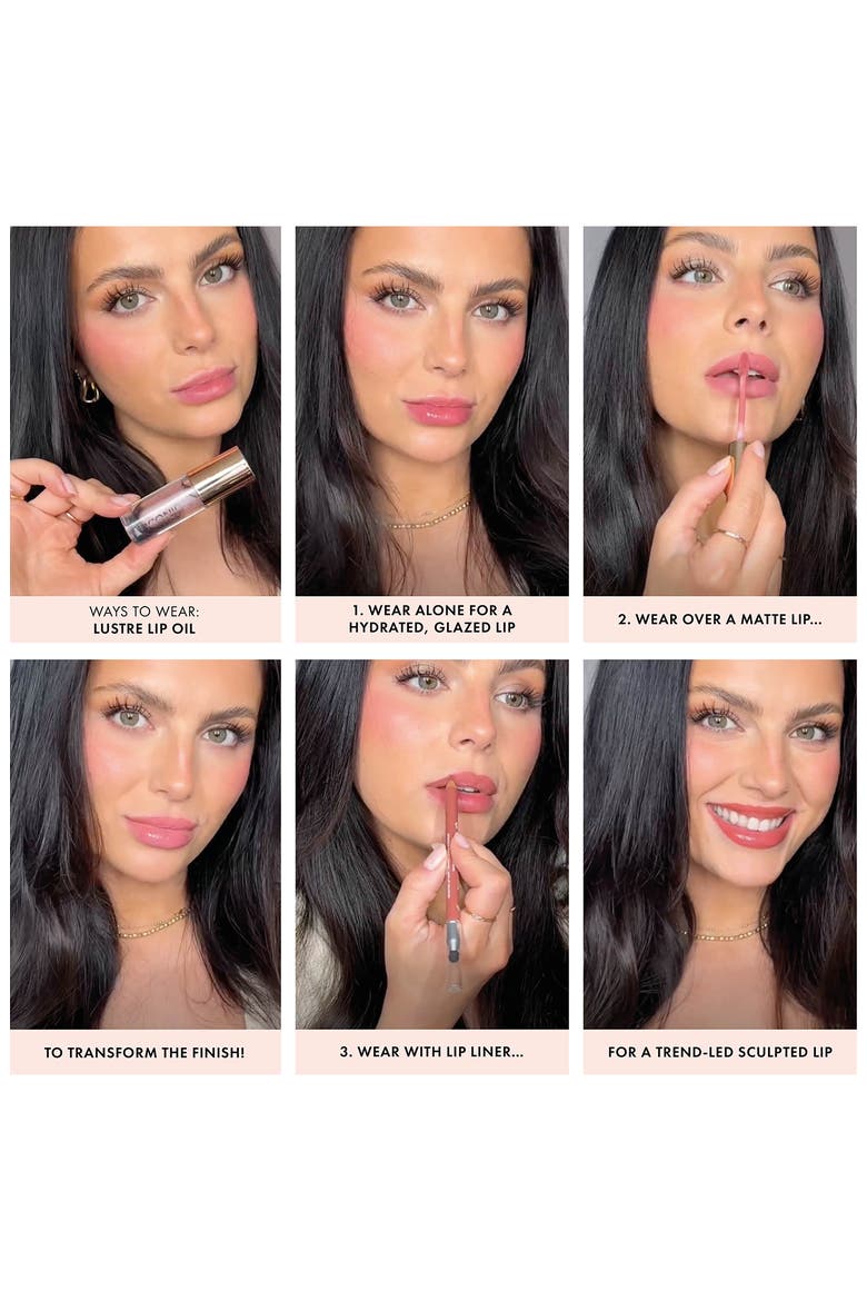 Lustre Lip Oil, Alternate, color, ROSE RIOT