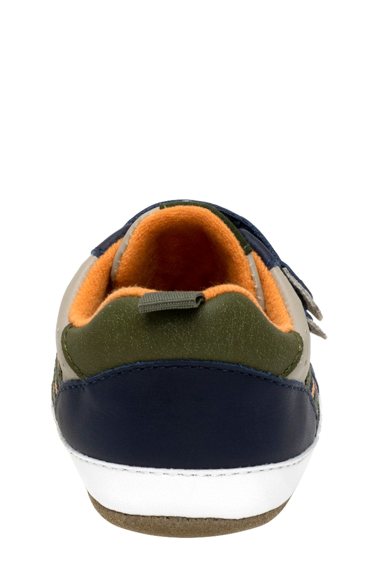 Robeez<sup>®</sup> Brooks First Kicks Sneaker, Alternate, color, Navy
