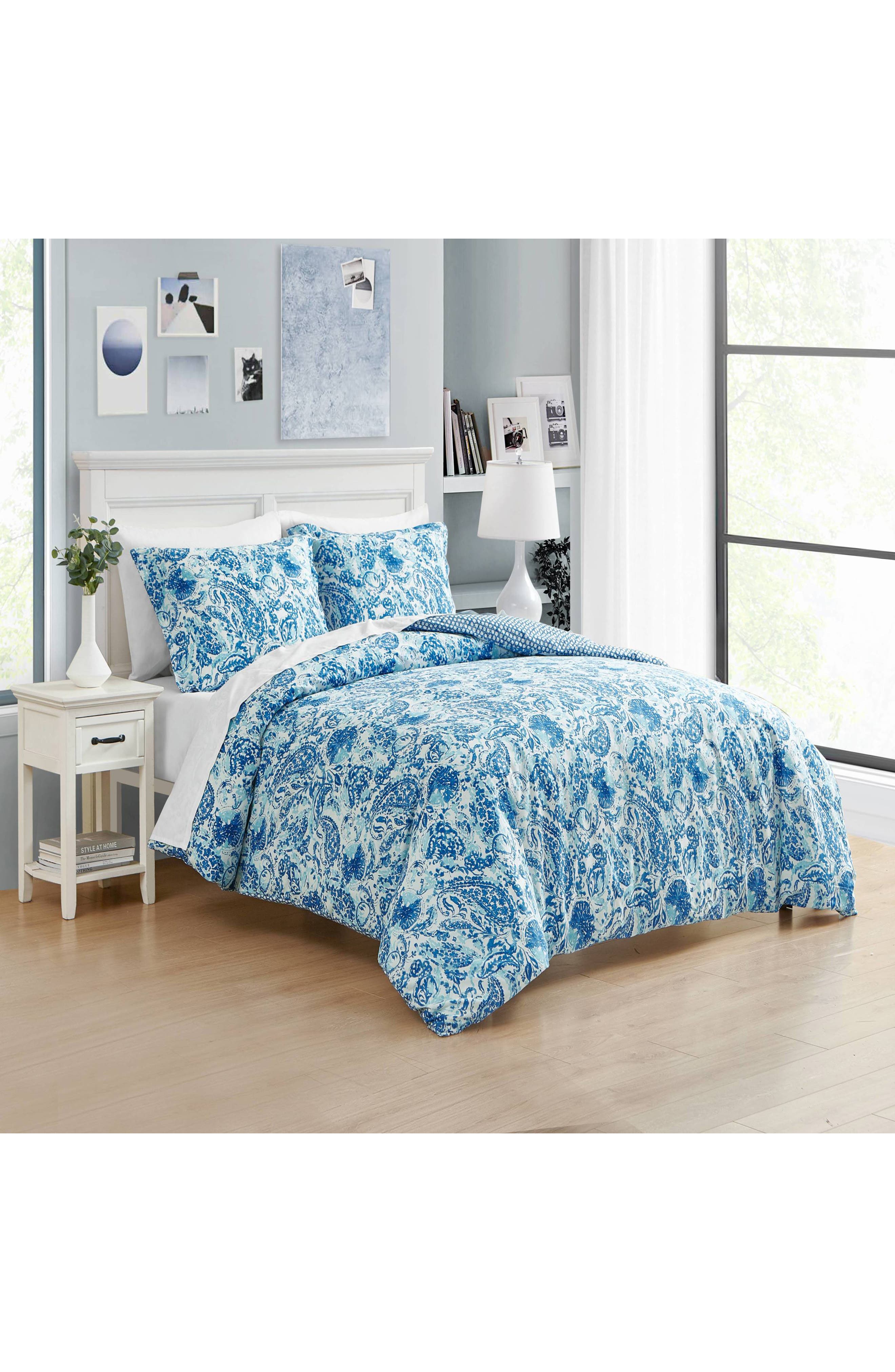 Brooke Cotton Comforter & Shams Set
