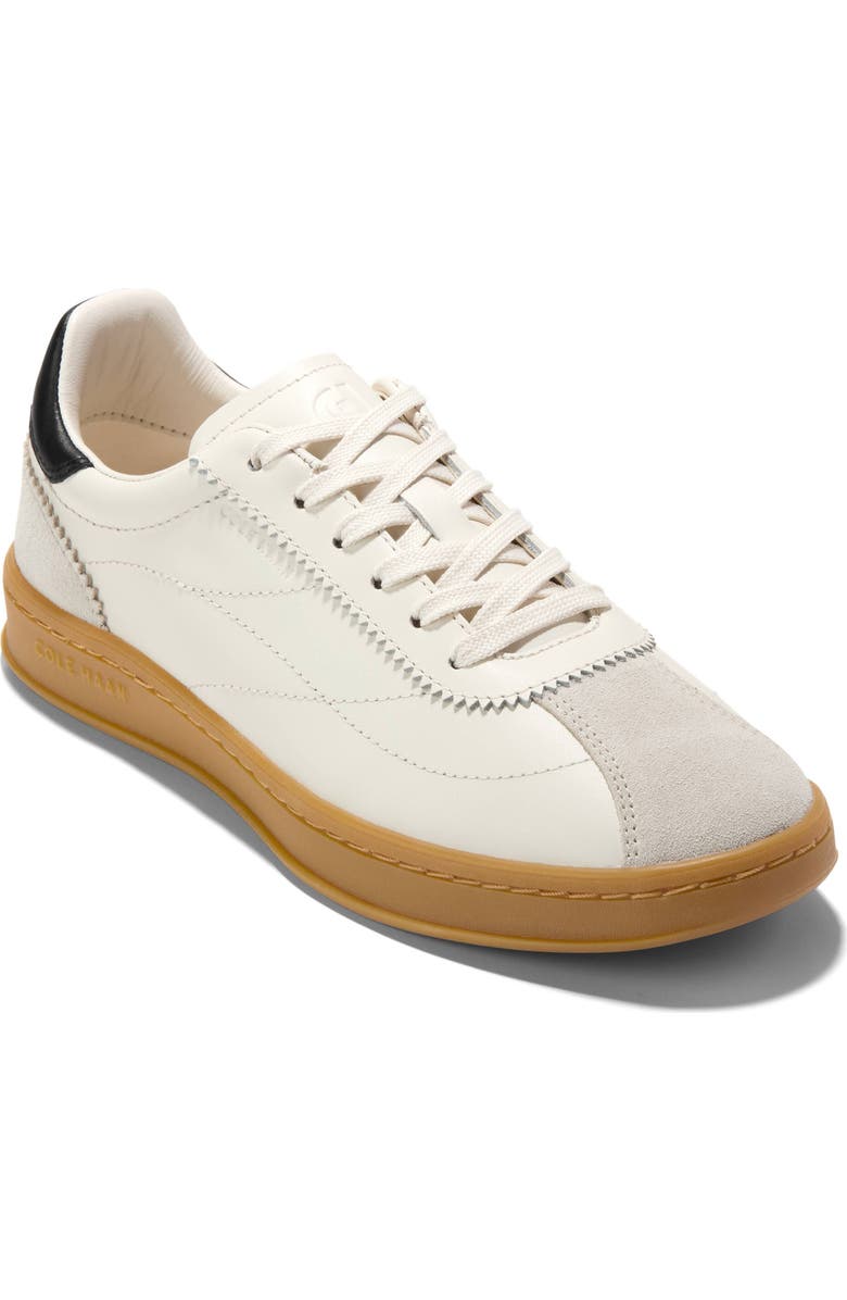 Cole Haan Grand Crosscourt Brynn Sneaker, Main, color, Ivory/ Silver Birch Suede