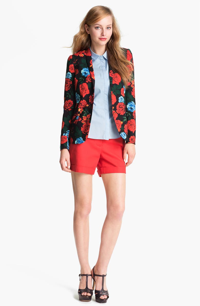 Vince Camuto Rose Print Blazer, Alternate, color,