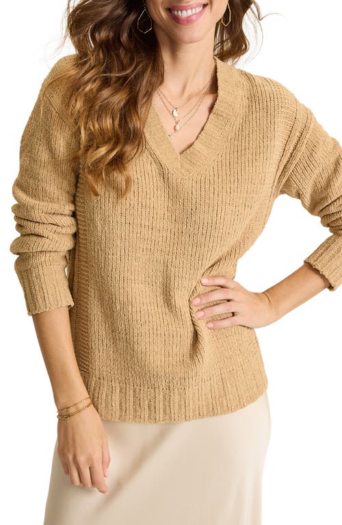 Tommy Bahama Malibu Chenille Sweater In Brown