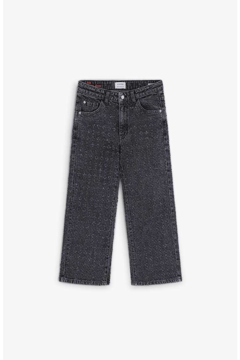 Laser Jeans Girls, Main, color, Darkgrey