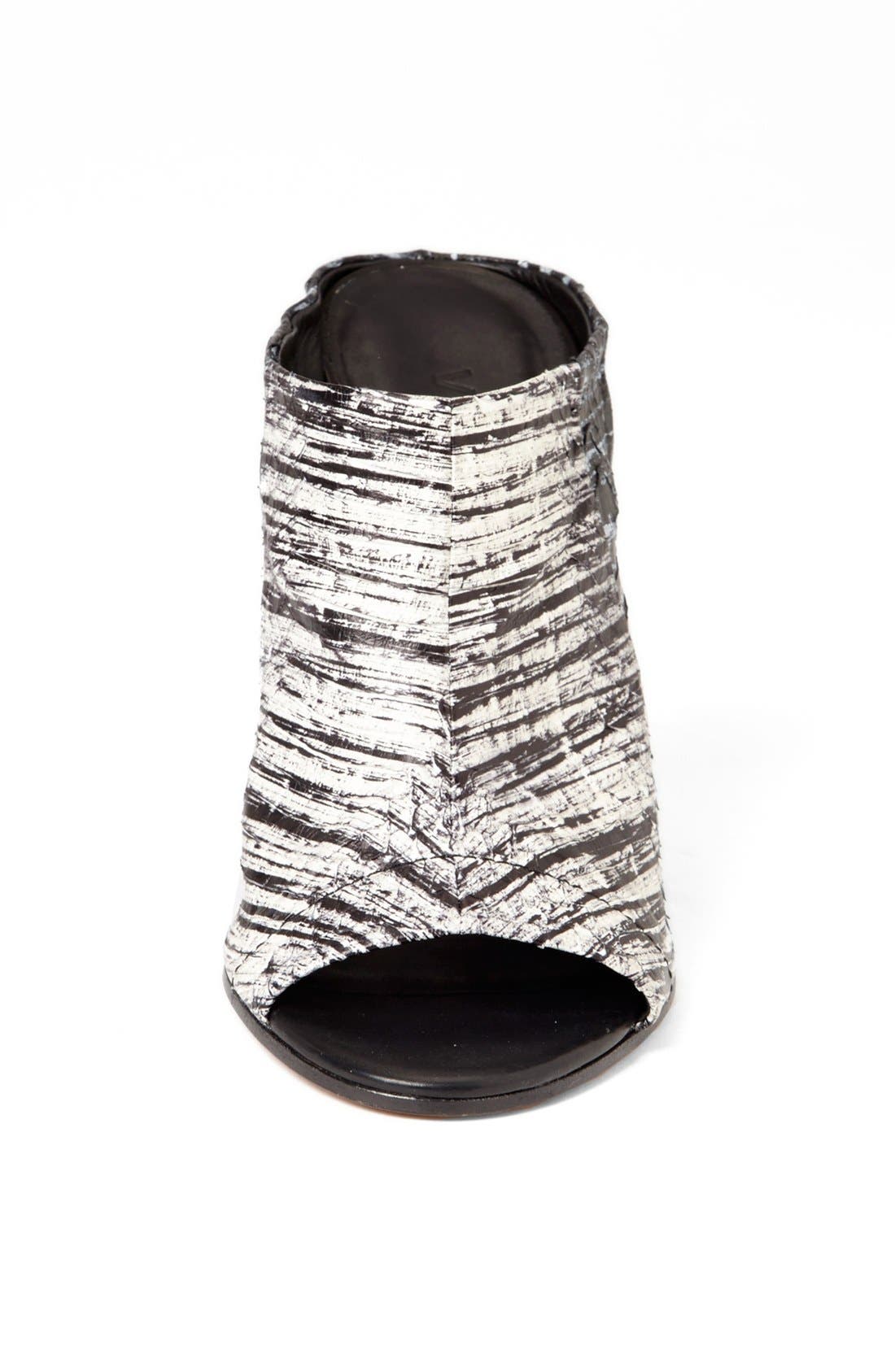 'Karin' Bootie, Alternate, color, WHITE/ BLACK SNAKE