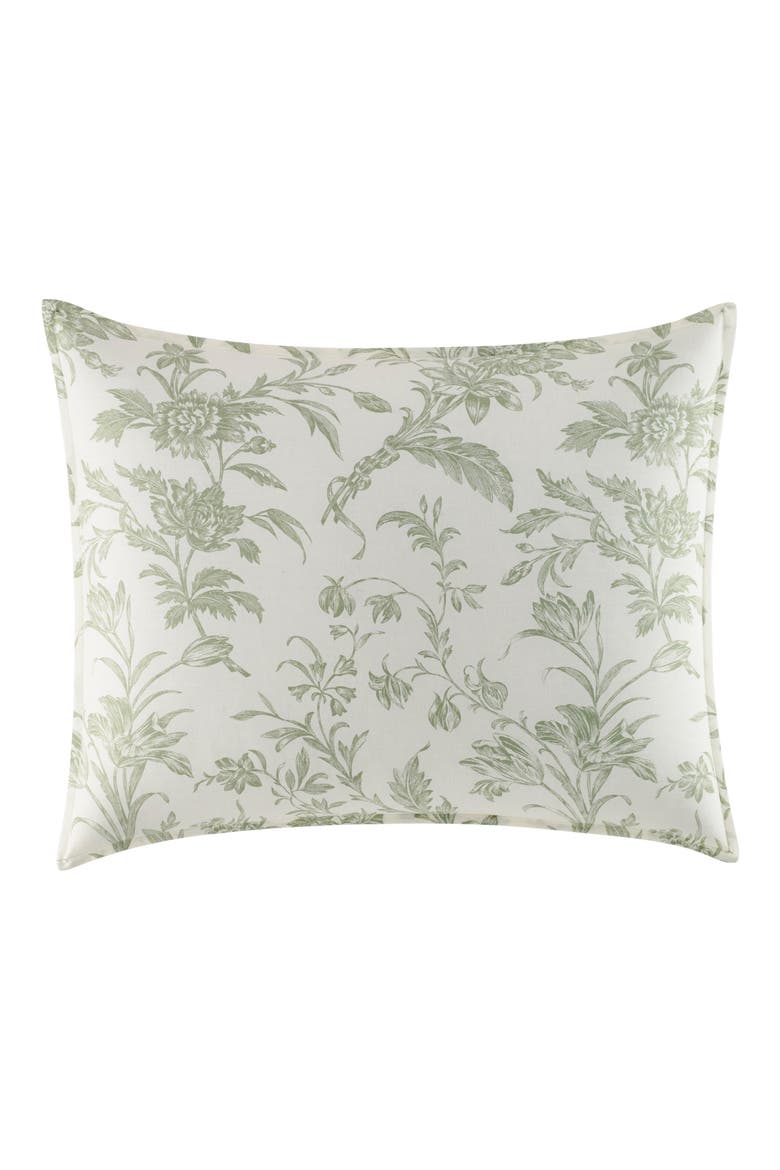 Cotton 3-Piece Comforter & Sham Quilt Set, Alternate, color, SAGE