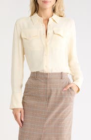 Veronica Beard Pepper Long Sleeve Shirt